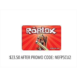 $25 Roblox Gift Card (Email Delivery) $23.5