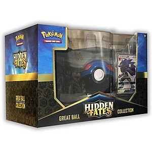 Pokemon Trading Card Game Pokeball Hidden Fates GX Box w/ Zoroark GX $30 + Free S/H w/ Text Coupon