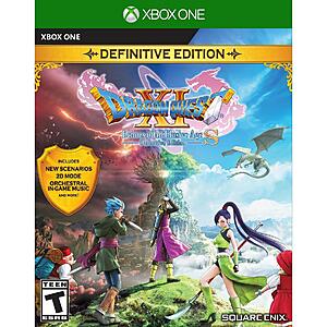 Dragon Quest XI S: Echoes of an Elusive Age DE (Xbox One) $15 + Free Curbside Pickup