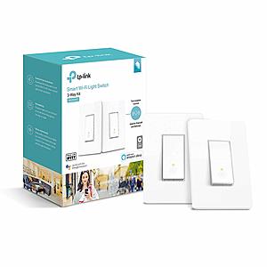 TP Link Smart Wi-Fi Light Switch with 3-Way Kit, HS210 KIT, $35.17+tax with 30% clipped coupon YMMV
