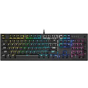 Corsair K60 RGB Pro Cherry MX Low Profile Mechanical Gaming Keyboard - $35 (Newegg)