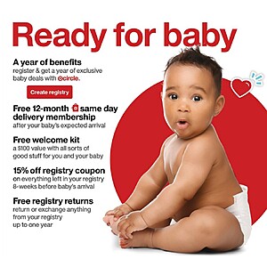 Target: Create Baby Registry, Get a Welcome Kit Free & More (In-Store Only)