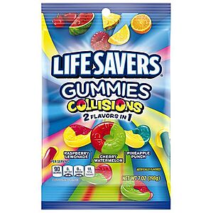 $1.80 Total For (2) Bags LifeSavers Gummies - Assorted  7.0oz & More  @ Walgreens
