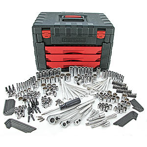 270pc Mechanics Tool Set w/ 3-Drawer Chest + $50 SYW Points  $130 + Free Shipping