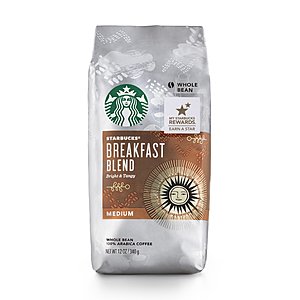 Target Cartwheel: 12-Ounce Starbucks Bagged Coffee (Various Flavors) 3 for $12.80 w/ Subscription + Free Store Pickup