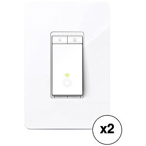 2-Pack TP-Link HS220 Smart Wi-Fi Light Switch w/ Dimmer $59.99 + Free s/h