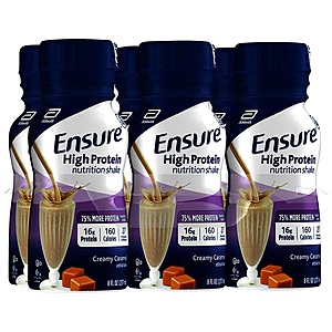 12-Pack 8-Oz Ensure Active Nutrition Shake (various flavors) from $5.85 + Free Store Pickup