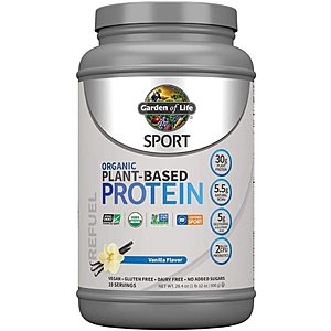 Garden of Life protein powder on amazon, Sport and Fit