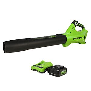 24-Volt Greenworks Brushless Axial Blower w/ 4Ah USB Battery & Charger $63.74 + Free Shipping