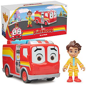Disney Junior Firebuds Friends Bo & Flash Figure Fire Truck Set $3.27 (When you buy 3) + Free Shipping w/ Prime or on $35+
