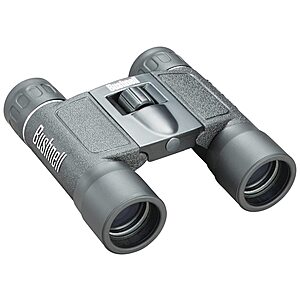 Bushnell PowerView 10x25mm Roof Prism Compact Binoculars (Black) $8