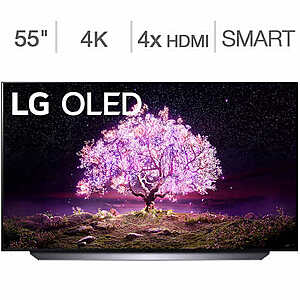 COSTCO: LG 55" C1 Series (2021) OLED 4K UHD TV + Allstate Warranty $1099.99