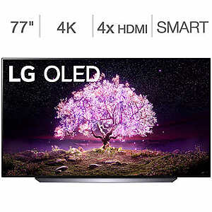 COSTCO: LG 77" C1 Series OLED 4K UHD TV + 5-Yr Warranty $2699.99