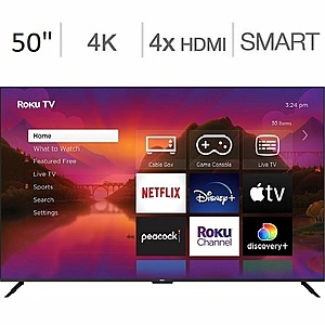 Roku 50" Select Series (50R4A5R) 4K Smart Roku TV @ Best Buy $199.99