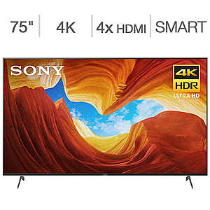 (COSTCO) SONY 75" X90CH 4K UHD HDR Smart LED TV $1570