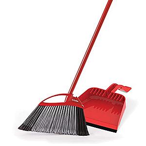 O'Cedar Power Corner household broom pro pet with step-on dust pan Made in U..S.A. $13.97 free sh with Prime