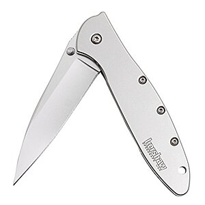 Kershaw Leek 3" Pocket Knife (Black or Silver) $40.50 + Free Shipping
