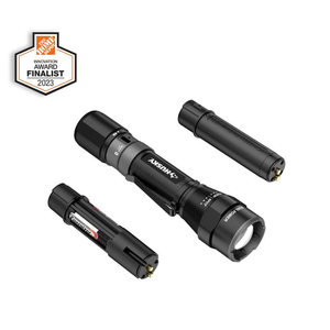Husky 1200 Lumens LED Rechargeable Flashlight with Battery & USB-C Cable 2 for $18.95 + Free Shipping