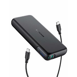 RAVPower Pioneer Series 20000mAh 60W PD USB-C Power Bank w/ Quick Charge $33.70 + Free Shipping