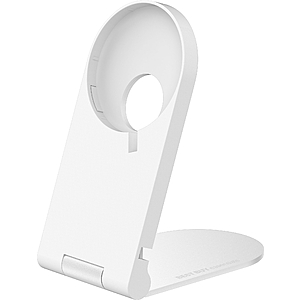 Best Buy essentials™ - Foldable Stand for Apple MagSafe Charger - White $4.99