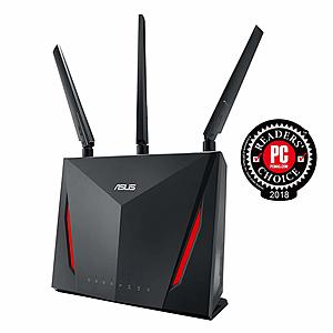 ASUS RT-AC86U AC2900 WiFi Dual-band Gigabit Wireless Router (used-very good amazon warehouse) $114.80+Tax. Shipping is free