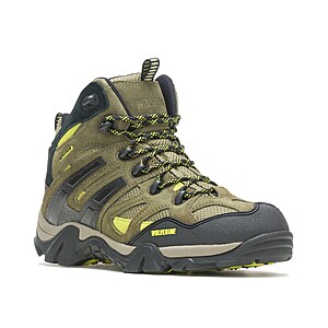 Wolverine Wilderness Men's Water-Resistant Soft Toe Hiking Boots (Green) $39.75 + Free Shipping