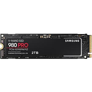 SAMSUNG 980 PRO M.2 2280 2TB PCIe Gen 4.0 x4, NVMe 1.3c - $116.99