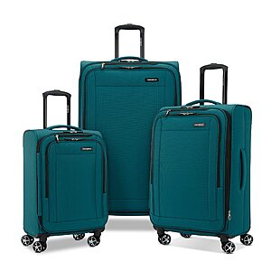 Prime Members: 3-Piece Samsonite Saire LTE Softside Expandable Luggage w/ Spinners $223 + Free Shipping