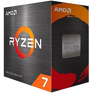 AMD Ryzen 7 5700G 8-Core, 16-Thread Unlocked Desktop Processor with Radeon Graphics $163