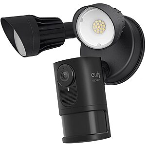 eufy Security Outdoor Wired 2K Floodlight Surveillance Camera (Wired, Black) $100