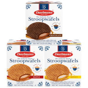 8-Count Daelmans Jumbo Stroopwafels (Chocolate, Honey or Maple) 8 for $24 + Free Shipping