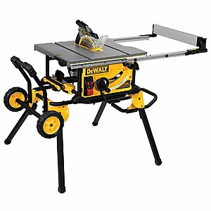 DeWALT 10" 15A Corded Jobsite Table Saw w/ Rolling Stand (DWE7491RS) $466.65 + Free Shipping