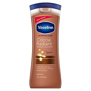10-Oz Vaseline Hand & Body Lotion (Various) 2 for $2.90 + Free Ship to Store Pickup