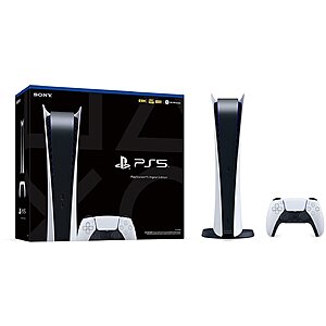 PlayStation 5 Digital Edition - $399.99 + F/S - Amazon