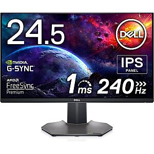 24.5" Dell S2522HG 1080p 240Hz 1ms IPS FreeSync Monitor $150 + Free Shipping