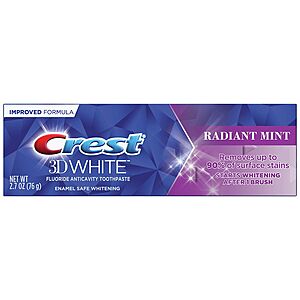 3-Count Crest 3D White or Pro Health Advanced Toothpaste + $5 Walgreens Cash $7 + Free Store Pickup