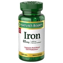 Walgreens 2 Qty -Nature's Bounty Iron OR Zinc  - $3.67