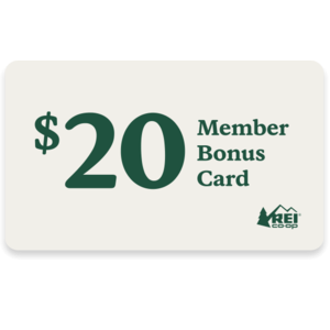REI spend $100, get $20 member bonus