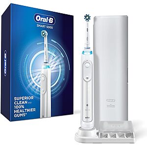 Prime Members: Oral-B Pro 5000 Electric Toothbrush (Black Edition) $55 + Free Shipping