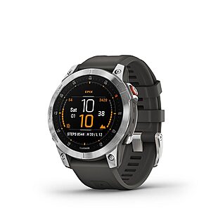 Garmin EPIX (Gen 2) 47mm GPS Smartwatch Stainless (non-Sapphire, non-Titanium) - $450 + $10 shipping $449.97