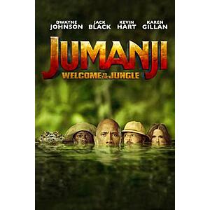 Jumanji: Welcome to the Jungle (2017) (4K UHD Digital Film; MA) $4.99 via Apple iTunes or Amazon