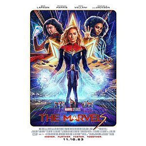 The Marvels (2023) IMAX Movie Ticket: Up to $15 Off