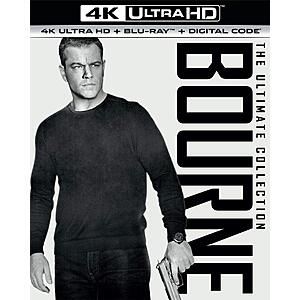 Bourne: The Ultimate 5-Movie Collection (4K Ultra HD + Blu-ray + Digital HD) $23.80 + Free Shipping