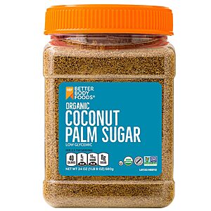 24-Oz BetterBody Foods Organic Coconut Palm Sugar + $1 Amazon Promo Credit $5.60 w/ Subscribe & Save