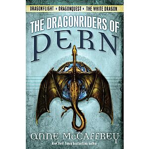 The Dragonriders of Pern: Dragonflight, Dragonquest, The White Dragon (eBook) $2