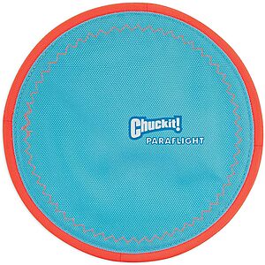 ChuckIt! Paraflight Flying Disc Dog Toy Large (Orange & Blue) $4.20 w/ Subscribe & Save