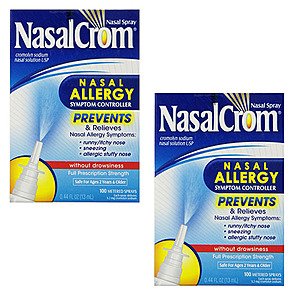 2-Pack NasalCrom Nasal Allergy Symptom Controller (200-Spray Total) $5.99 + Free Shipping