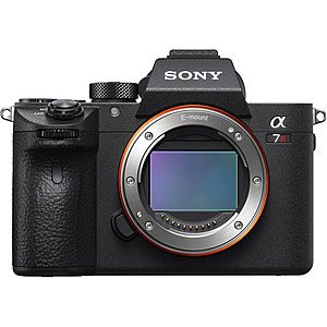 Sony Alpha a7R III Mirrorless Digital Camera (Body Only)  $2878 w/ EDU Email + Free S&H