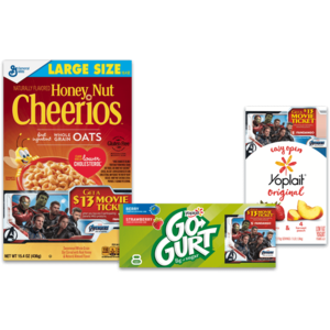 Free Fandango Movie Ticket w/ Purchase of 3 Select General Mill Cereal 3x GM Cereal in 1 Transaction (Max. $13 Value)