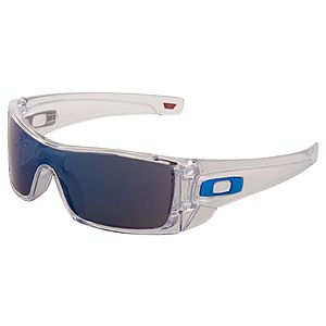 Oakley Sunglasses: Oakley Batwolf Clear Sunglasses (Ice Iridium Lens) $48 & More + Free S&H